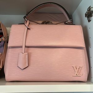 Authentic Louis Vuitton Rose Ballerine Cluny BB
